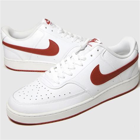 nike court borough weiß rot|Nike court vision low.